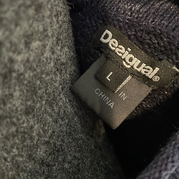 Desigual Cotton Top with wool texture effect SoCool! Brand new without tag large - Picture 8 of 9